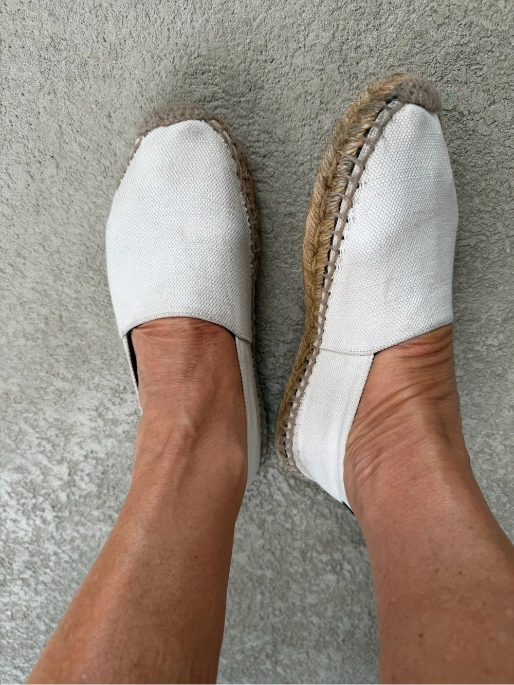 Saint Laurent Logo Embroidered Canvas Espadrille Flats EU 37